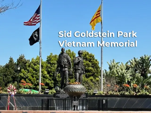 Sid Goldstein Park Vietnam Memorial